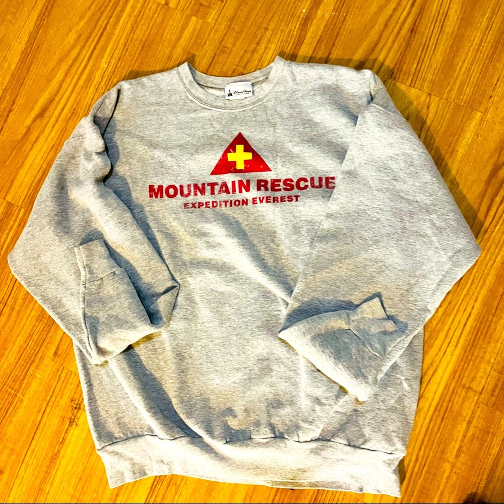 Disney mount Everest Attraction Souvenir sweater